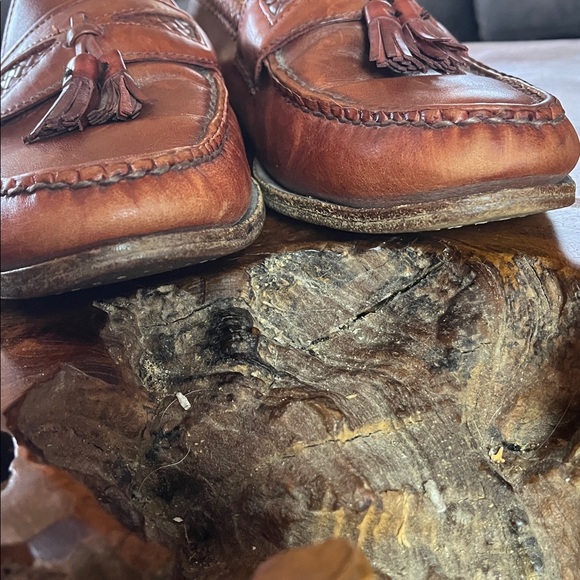 Allen Edmonds Maxfield Tassel Loafers Mens 10.5 Brown Leather Dress Shoes main image 4